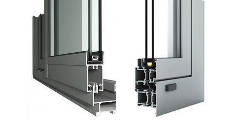 Замена стеклопакета в алюминиевом профиле